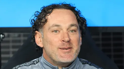 Milito durante partida contra o Corinthians pela última edição da Libertadores. Foto: Marcello Zambrana/AGIF