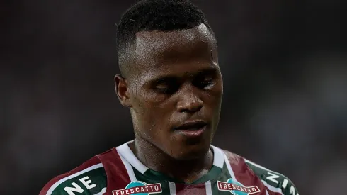 Jhon Arias no Maracanã em partida do Fluminense contra o Flamengo, pela semifinal do Campeonato Carioca, dia 09/03/2024.