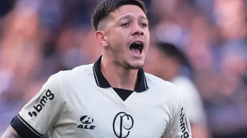 Rodrigo Garro na Neo Química Arena em partida do Corinthians contra o Santo André, pelo Campeonato Paulista, no dia 02/03/2024.