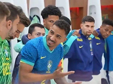 Danilo ‘enquadra’ Rafael no vestiário da Seleção Brasileira e vídeo é divulgado