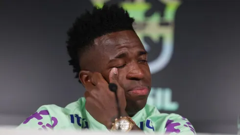 Vinícius Júnior recebeu mensagens dos torcedores do Flamengo Foto: Rafael Ribeiro/CBF.