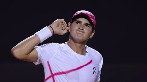 RJ - RIO DE JANEIRO - 23/02/2024 - RIO OPEN 2024 - O tenista brasileiro Joao Fonseca durante partida contra o tenista argentino Mariano Navone na Quadra Guga Kuerten no Jockey Club Brasileiro, pelo Rio Open 2024 ATP 500, etapa do circuito mundial de Tenis. (Foto: Marcello Zambrana/AGIF)