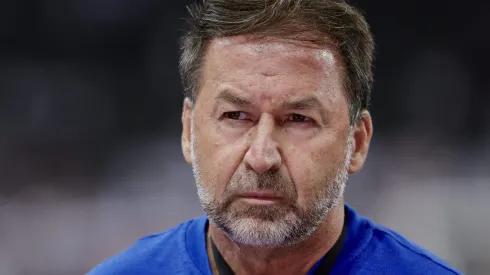 Augusto Melo, presidente do Corinthians em partida contra a Ponte Preta, pelo Campeonato Paulista, no dia 25/02/2024.