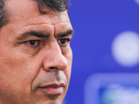 Fábio Carille ‘barra’ atacante que pode deixar o Santos em breve