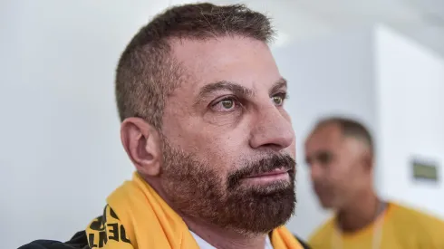 O atual presidente do Vasco participou da primeira coletiva de imprensa