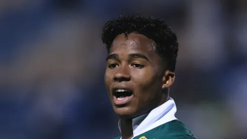 Endrick, durante partida contra o Mirassol pelo Paulista 2024. Atacante quer se despedir do Verdão com título