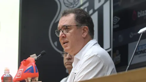 Marcelo Teixeira, presidente do Santos. 
Torcida do Santos bate recorde de público na Neo Quimíca Arena em 2024.
