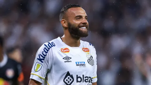 Guilherme comemorando gol marcado na Neo Química Arena. Foto: Marcello Zambrana/AGIF