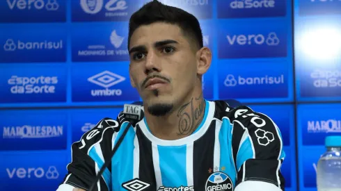 Mayk, lateral do Grêmio, pode complicar o Imortal – Foto: Rodrigo Fatturi / Grêmio FBPA