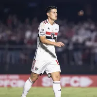James Rodríguez desfalca treino do São Paulo; saiba quando irá retornar