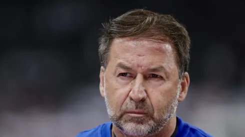 Augusto Melo, na Neo Química Arena. Presidente corinthiano coloca ponto final sobre contratação do equatoriano.