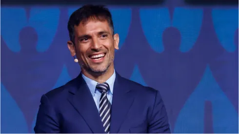 Roque Santa Cruz durante evento - Foto: Marie Uzcategui/Getty Images