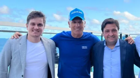 Direção e treinador do Grêmio juntos