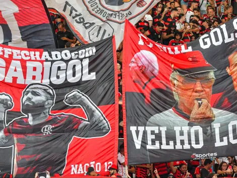Torcida do Flamengo pede “Fica Gabigol” e xinga Rodolfo Landim