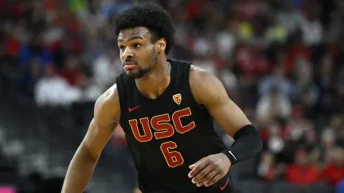 Bronny James pode ser atração da NBA em 2024/25 Foto: David Becker/Getty Images)