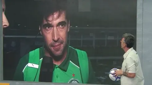 Abel Ferreira e Neto conversando ao vivo no programa 'Apito Final'. Foto: YouTube / Esporte na Band