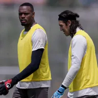 Cássio analisa disputa no gol do Corinthians e elogia Carlos Miguel: \'Grande talento\'