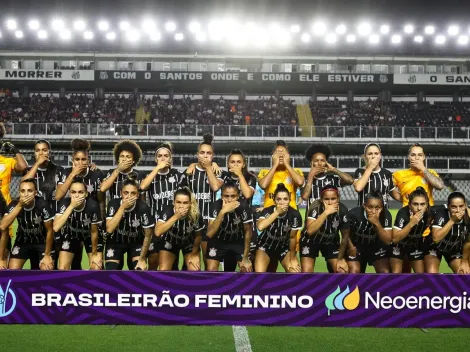 Corinthians e Palmeiras protestam no Brasileirão Feminino, mas Santos demonstra apoio a Kleiton Lima