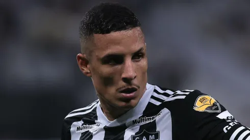 Guilherme Arana na Neo Química Arena, em partida entre Corinthians e Atlético/MG, pelo Campeonato Brasileiro, no dia 14/04/2024.