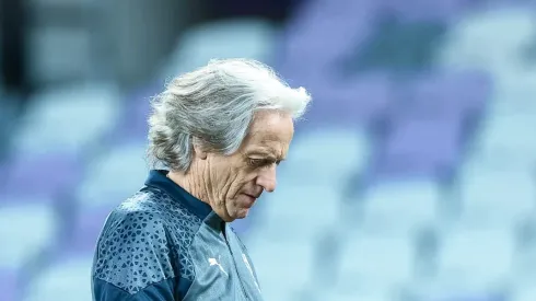 Jorge Jesus em treino do Al-Hilal.
Foto: Al-Hilal