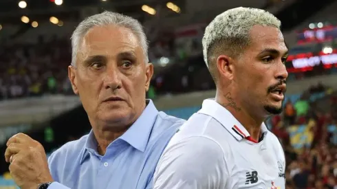 Tite, Luciano e Léo Pereira
Fotos: Wagner Meier/Getty Images e Thiago Ribeiro/AGIF