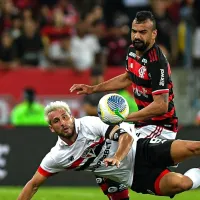 Treta entre Fabrício Bruno e Calleri é dublada em Flamengo x São Paulo