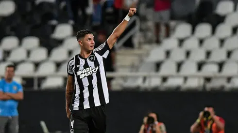 Mateo Ponte, jogador do Botafogo e autor do gol da vitória contra o Atlético-GO.