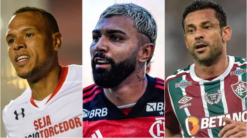 Luís Fabiano, Gabigol e Fred. Foto: Thiago Ribeiro/Mauro Horita/AGIF