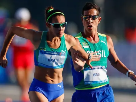 Após 'quase' ouro, dupla do Brasil no revezamento misto da marcha atlética garante vaga olímpica