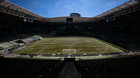 Gramado do Allianz Parque em Palmeiras x Flamengo