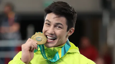Arthur Nory: Chance de ir a Paris representar o Brasil na ginástica artística (Foto: Ezra Shaw/Getty Images)