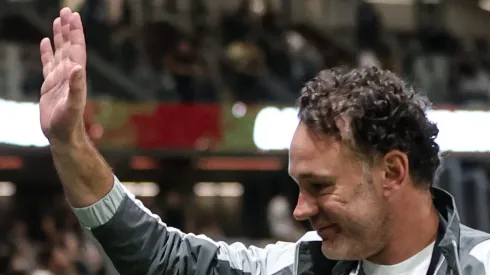 MG - BELO HORIZONTE - 23/04/2024 - COPA LIBERTADORES 2024, ATLETICO-MG X PENAROL - Gabriel Milito tecnico do Atletico-MG durante partida contra o Penarol no estadio Arena MRV pelo campeonato Copa Libertadores 2024. Foto: Gilson Lobo/AGIF