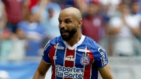 Thaciano é uma das referência do elenco do Bahia. Foto: Felipe Oliveira/Divulgação