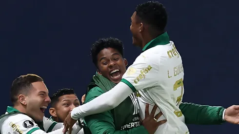 Luis Guilherme marcou seu primeiro gol como profissional. Foto: Cesar Greco/Palmeiras