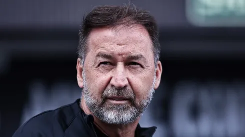 SP – SAO PAULO – 25/01/2024 – COPA SAO PAULO 2024, CORINTHIANS X CRUZEIRO – Presidente Augusto Melo no estadio Arena Corinthians antes da partida entre Corinthians e Cruzeiro pelo campeonato Copa Sao Paulo 2024. Foto: Fabio Giannelli/AGIF