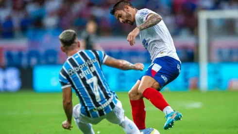 Soteldo jogador do Gremio durante partida contra o Bahia no estadio Arena Fonte Nova pelo campeonato Brasileiro A 2024. Foto: Jhony Pinho/AGIF