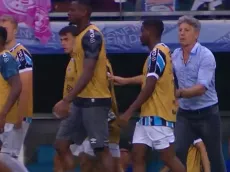 Renato Portaluppi fica irritado com árbitro e retira reservas do Grêmio