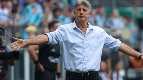 Renato Gaúcho em partida entre Grêmio x Juventude pelo Campeonato Gaúcho