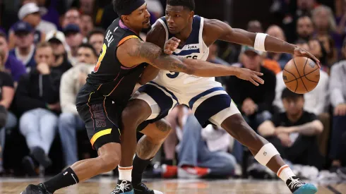 Phoenix não foi páreo para Minnesota na primeira rodada dos play-offs da NBA. Anthony Edwards teve mais uma noite decisiva contra os Suns (Foto: Christian Petersen/Getty Images)