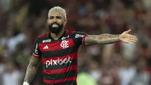 Gabigol em partida pela Copa do Brasil entre Flamengo x Amazonas