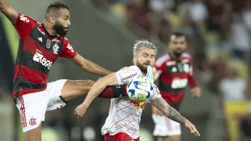 Sasha é esperança de gols do RB Bragantino contra o Flamengo. Foto: Jorge Rodrigues/AGIF