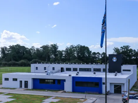 Grêmio utiliza helicóptero para levar mantimentos a atletas no CT da base