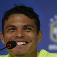 Thiago Silva grava vídeo a torcida do Fluminense antes do duelo contra o Colo-Colo; Assista