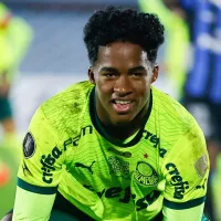 Endrick marca contra Liverpool-URU, faz comemoração do Kong, gera confusão e toma amarelo na Libertadores