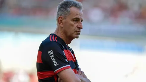 Rodolfo Landim, presidente do Flamengo. antes da partida contra o Madureira no estádio Maracanã pelo Campeonato Carioca