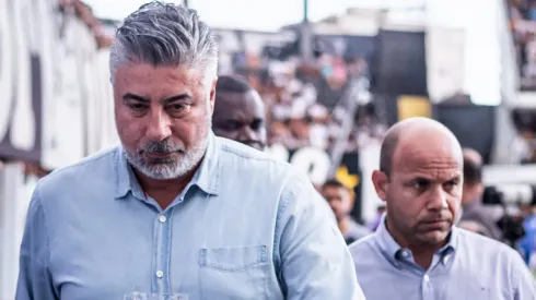 SP – SANTOS – 18/02/2024 – PAULISTA 2024, SANTOS X NOVORIZONTINO – Alexandre Gallo executivo de futebol do Santos durante partida contra o Novorizontino no estadio Vila Belmiro pelo campeonato Paulista 2024.