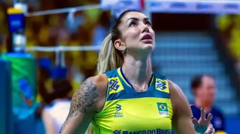 Thaisa não estará na estreia do Brasil na VNL. Reprodução/Instagram oficial de Thaisa
