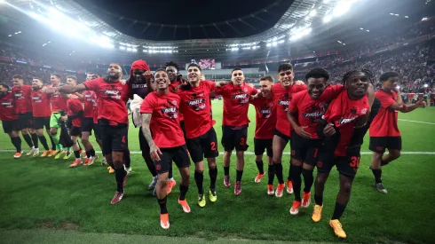 Bayer Leverkusen faz temporada histórica. (Foto de Alex Grimm/Getty Images)