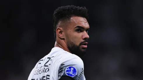 Raniele durante a partida do Timão pela Sul-Americana. Foto: Ettore Chiereguini/AGIF