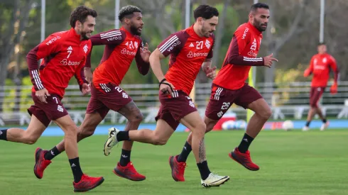 Inter treinando na PUCRS e se preparando para a Sul-Americana. Foto:Ricardo Duarte/ Internacional